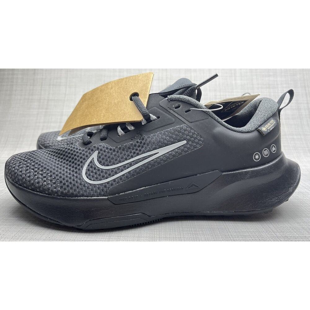 Nike Juniper Trail 2 GTX Gore-Tex Mens Size 7 Black Shoes Sneakers FB2067-001